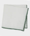 Italian Tipped Linen Pocket Square