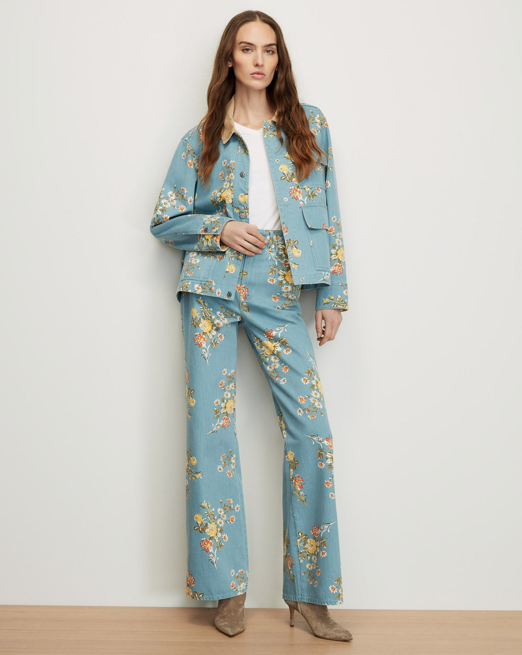 Leighton Floral Denim Jacket