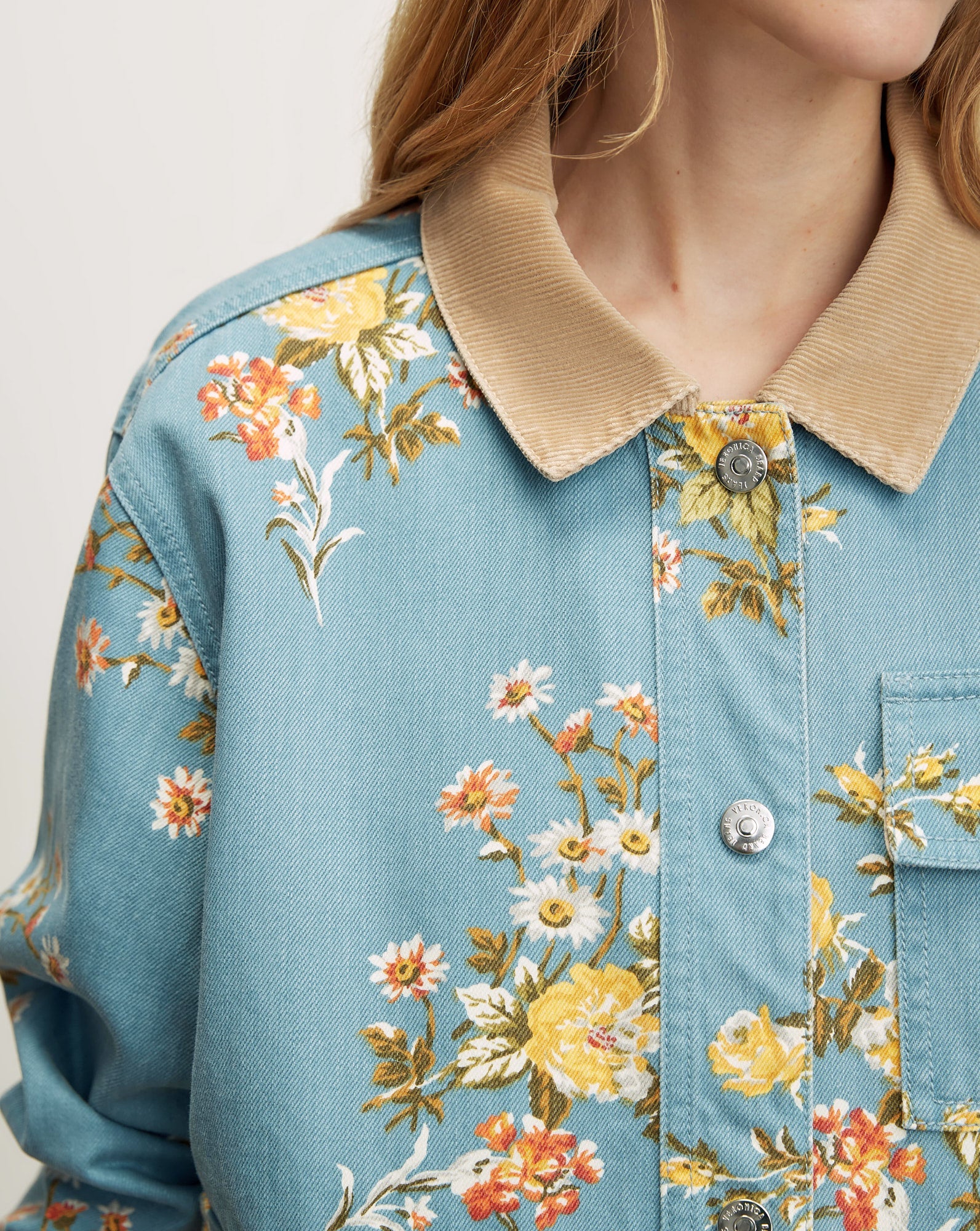 Leighton Floral Denim Jacket