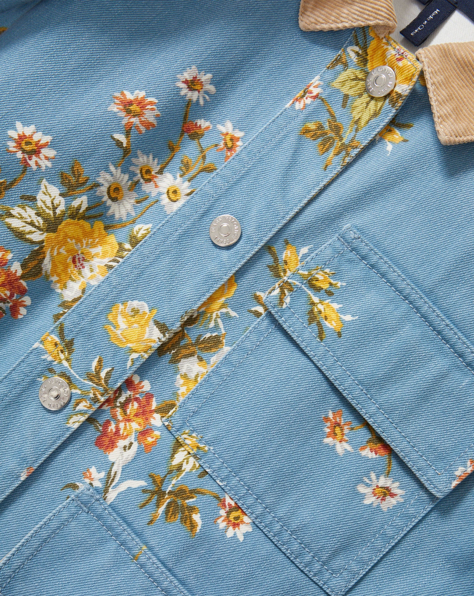 Leighton Floral Denim Jacket