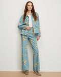 Taylor Floral Wide-Leg Jean