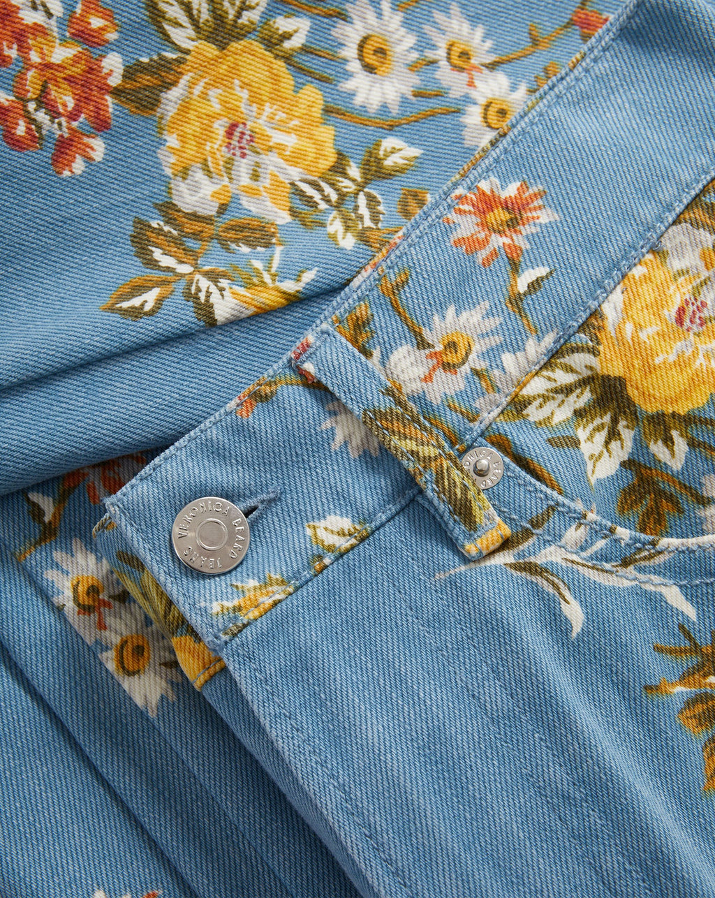 Taylor Floral Wide-Leg Jean