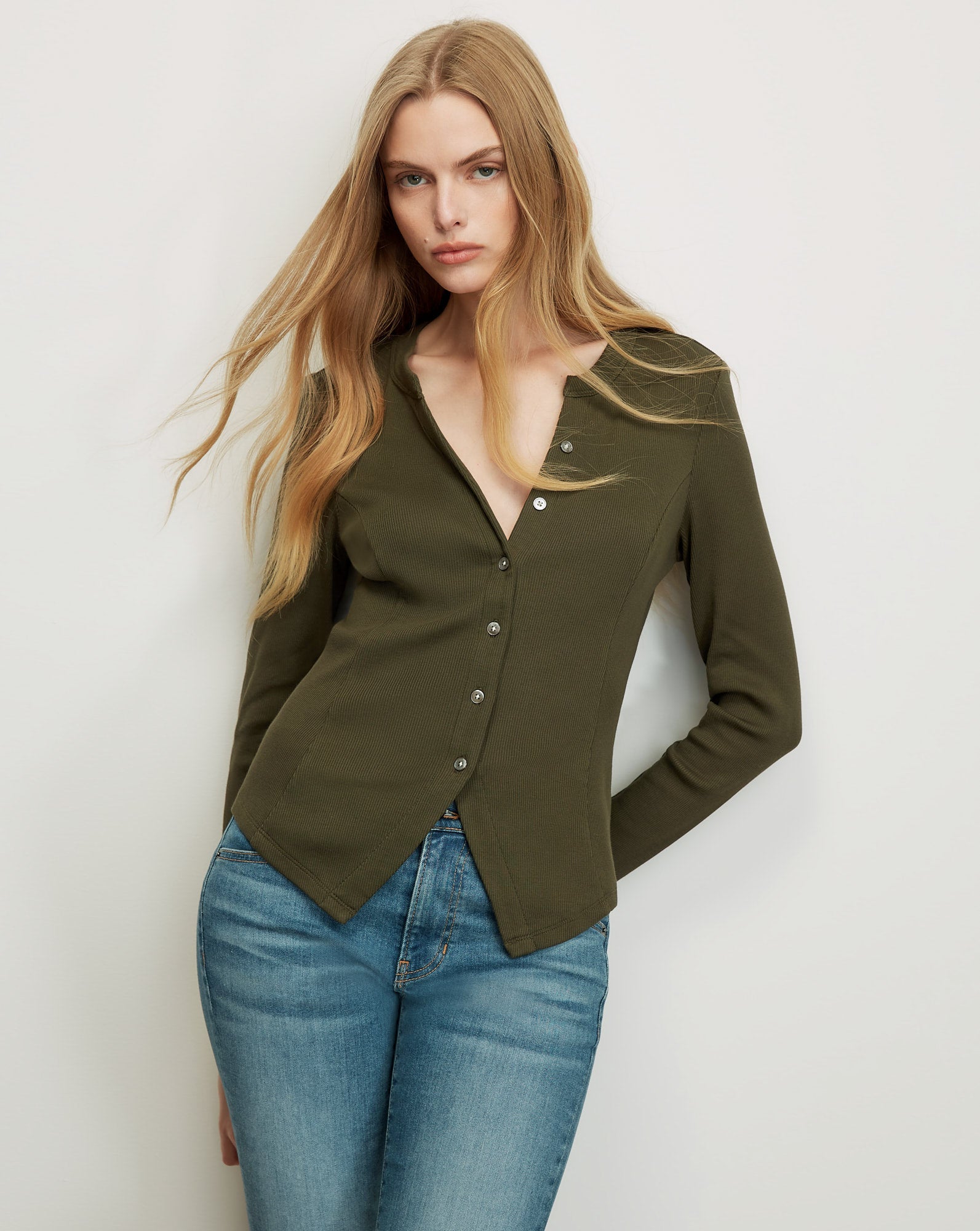 Cordis Button-Front T-Shirt