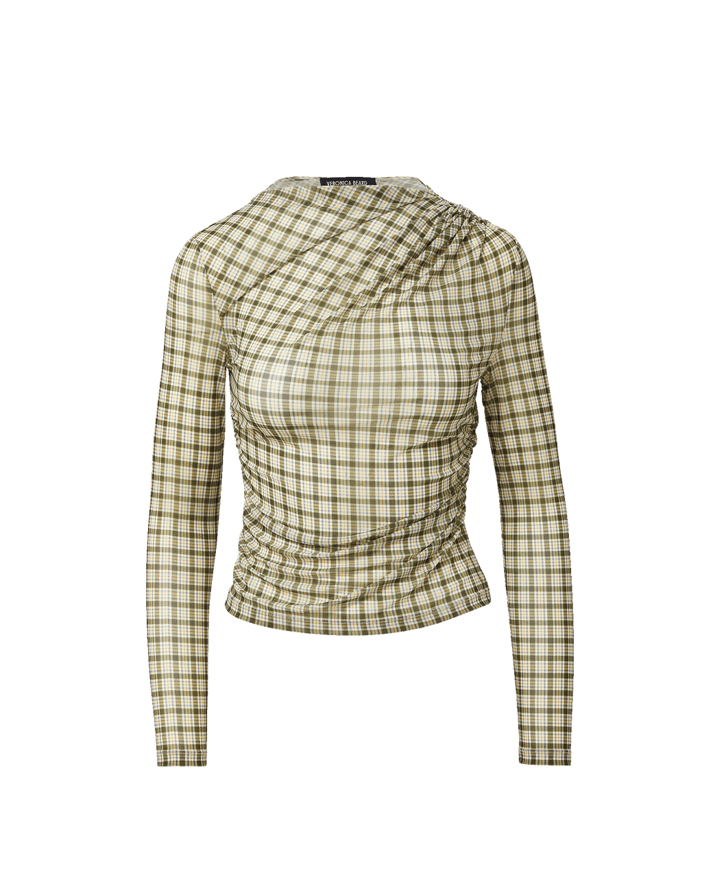 Nuvina Plaid Top