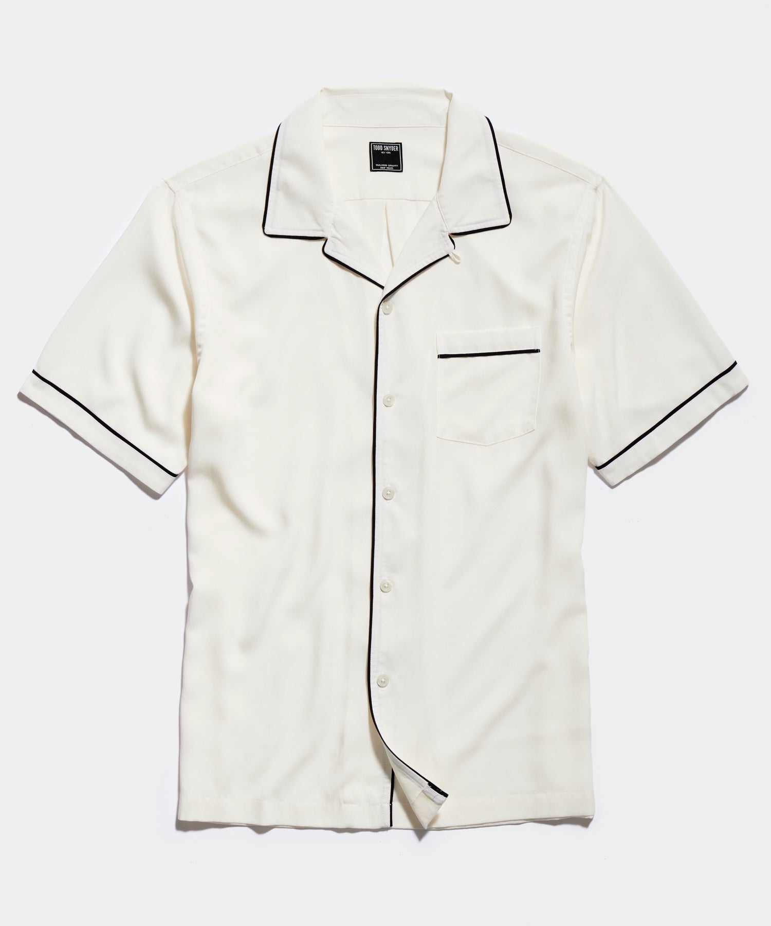 Japanese Tipped Rayon Lounge Shirt