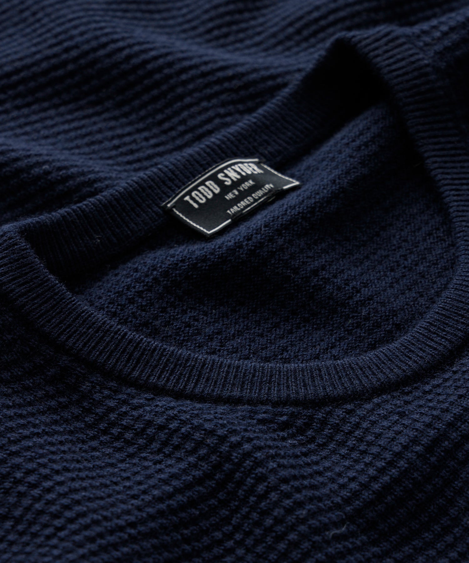 Merino Waffle Crew