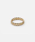 Miansai Cuban Link Ring in Gold Vermeil