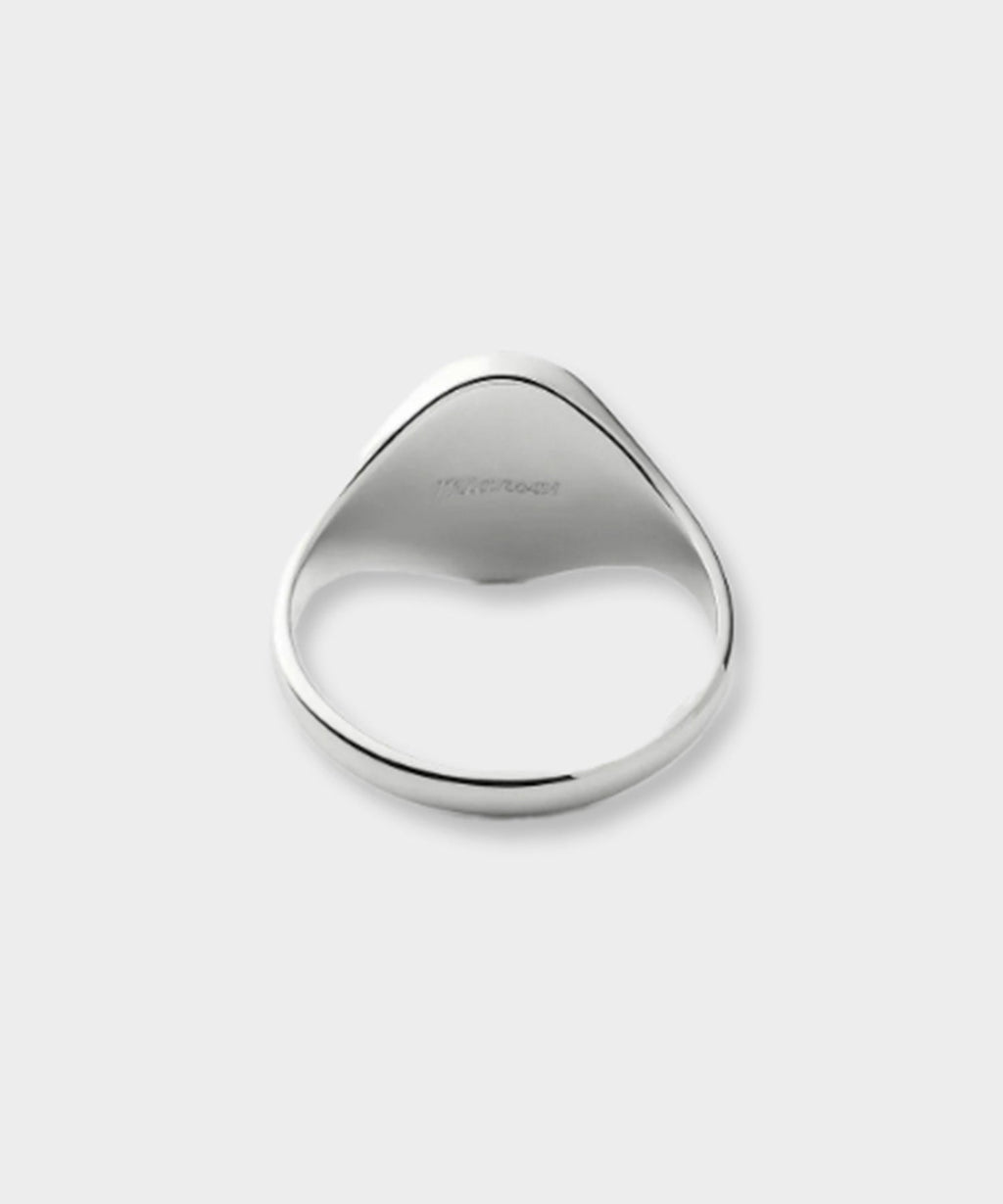 Miansai Sterling Silver Heritage Ring with Enamel