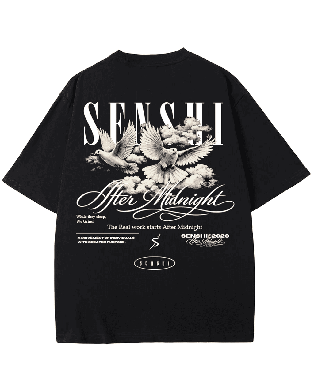 AFTER MIDNIGHT HEAVYWEIGHT OVERSIZED TEE/TANK
