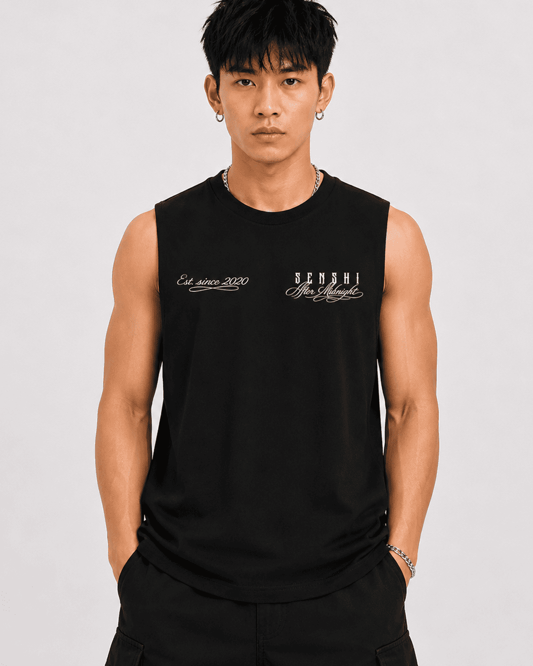 AFTER MIDNIGHT HEAVYWEIGHT OVERSIZED TEE/TANK