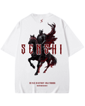RED KNIGHT PREMIUM OVERSIZED WHITE TEE/TANK