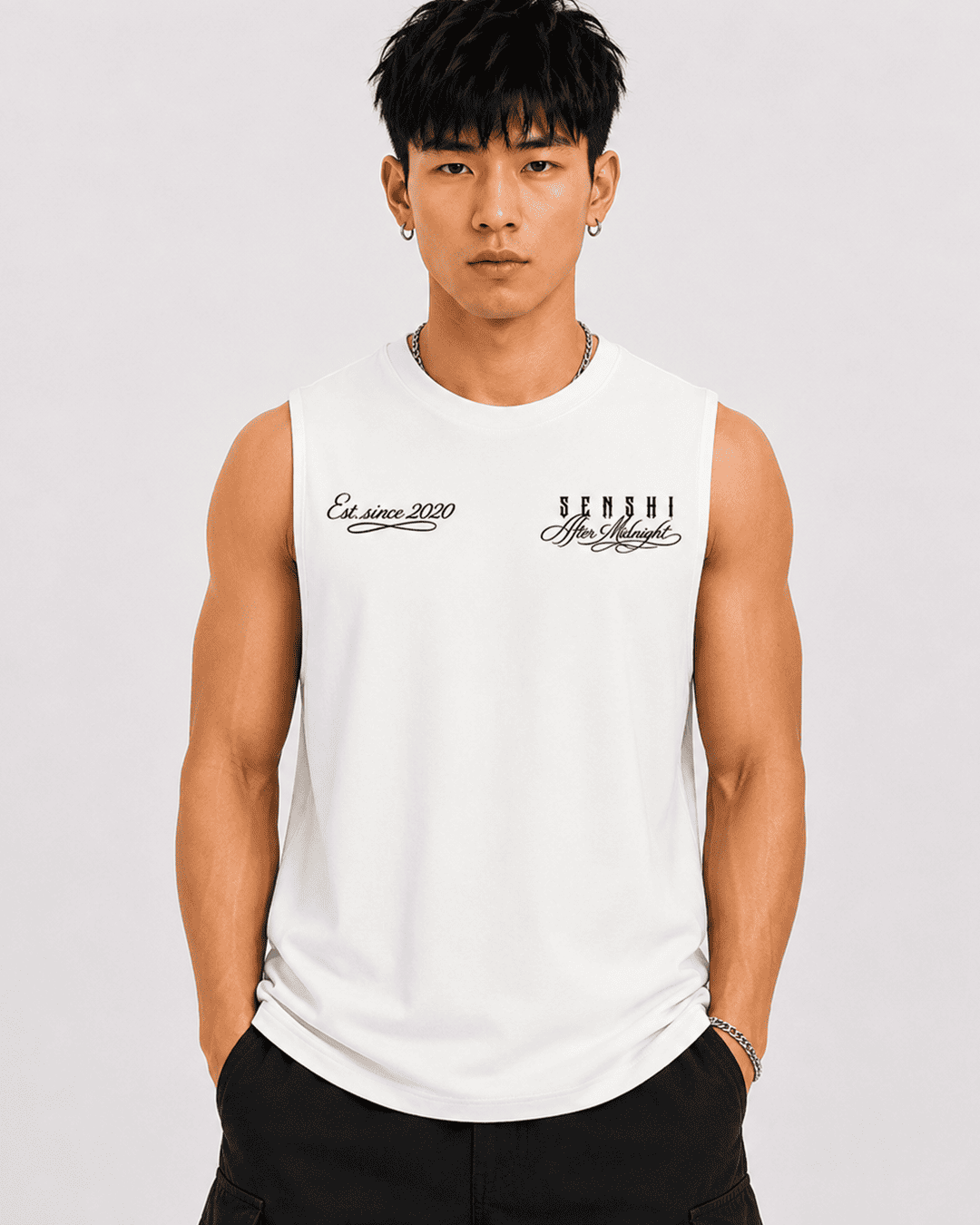 AFTER MIDNIGHT HEAVYWEIGHT OVERSIZED TEE/TANK