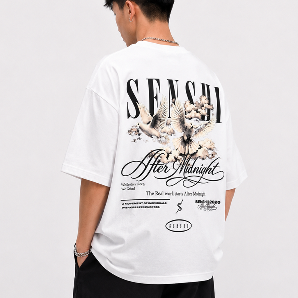 AFTER MIDNIGHT HEAVYWEIGHT OVERSIZED TEE/TANK