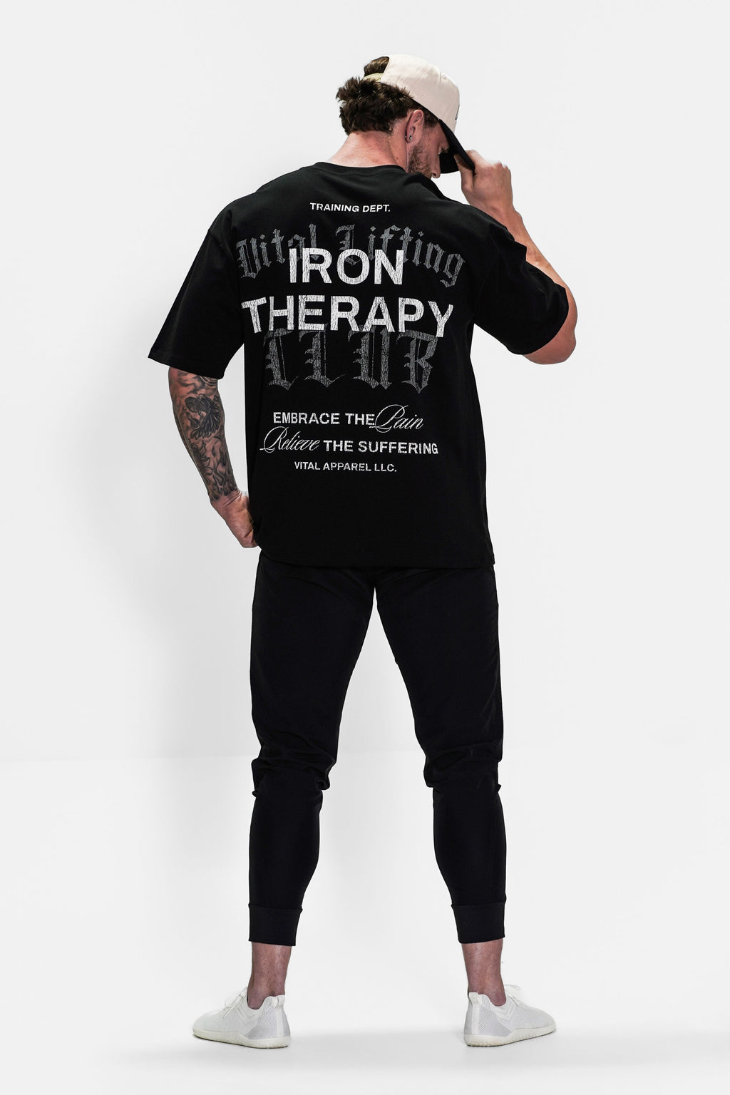 Oversized Pump Cover T-Shirt - Black VLC IT