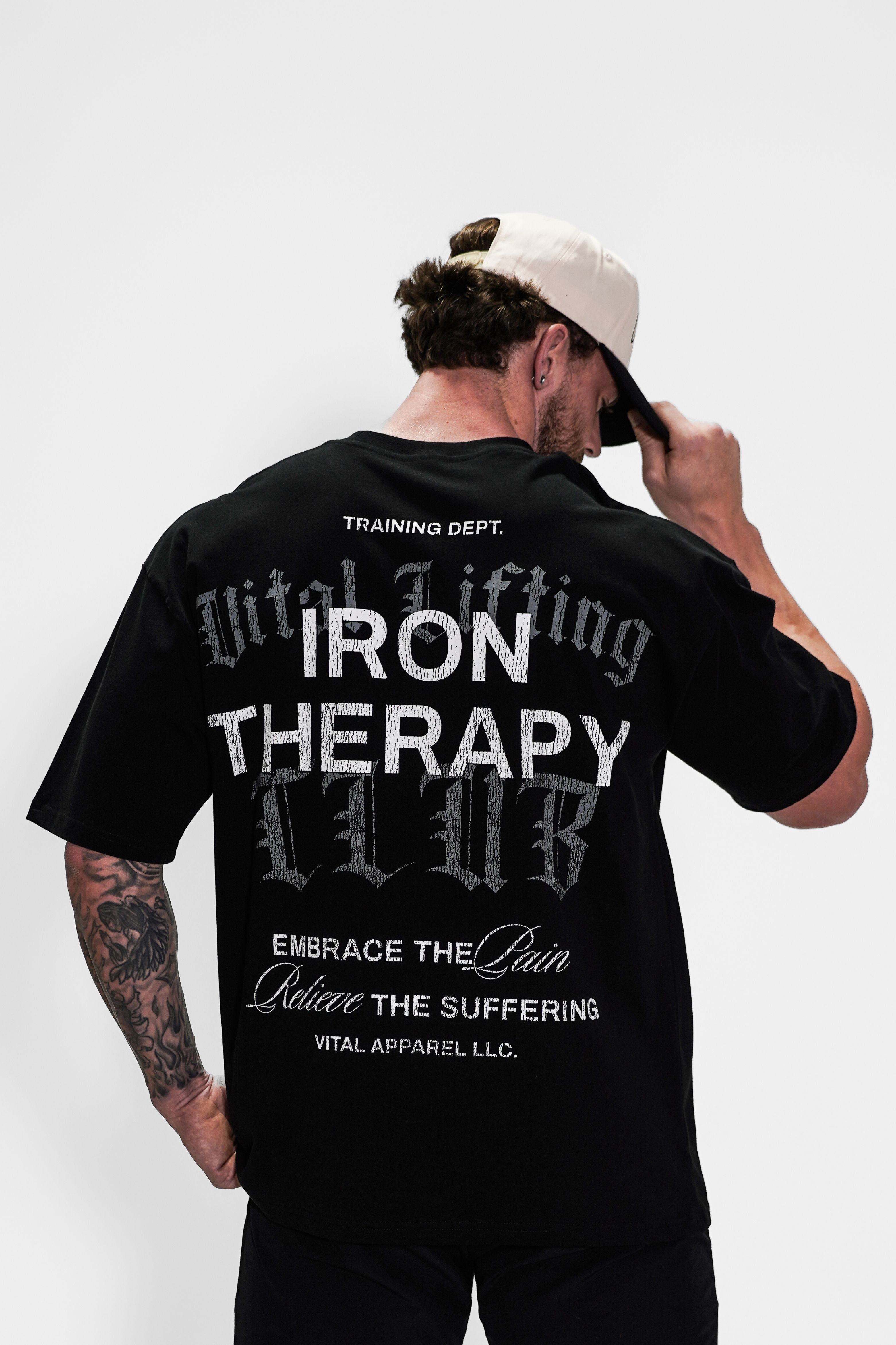 Oversized Pump Cover T-Shirt - Black VLC IT