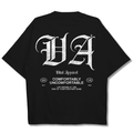 Oversized Pump Cover T-Shirt - Black/White VA
