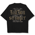 Oversized Pump Cover T-Shirt - Black/Woodland WDKY