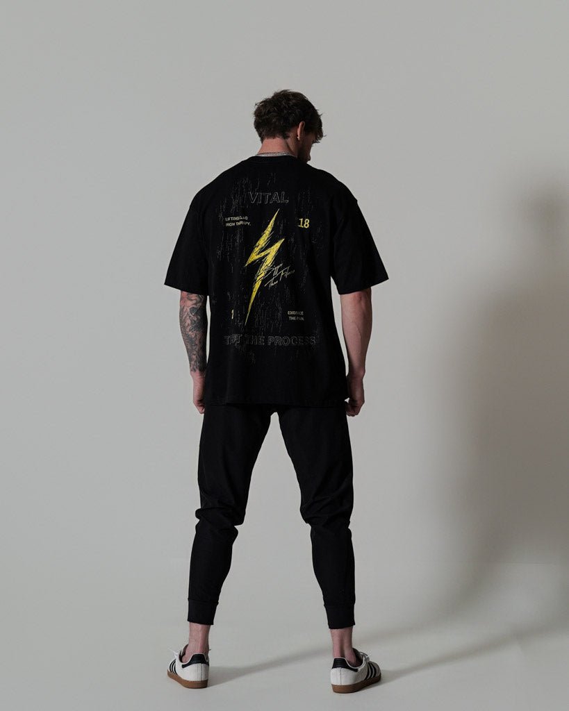 Oversized Pump Cover T-Shirt - Electric T