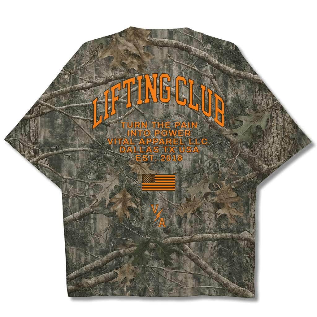 Oversized Pump Cover T-Shirt - Gone Lifting