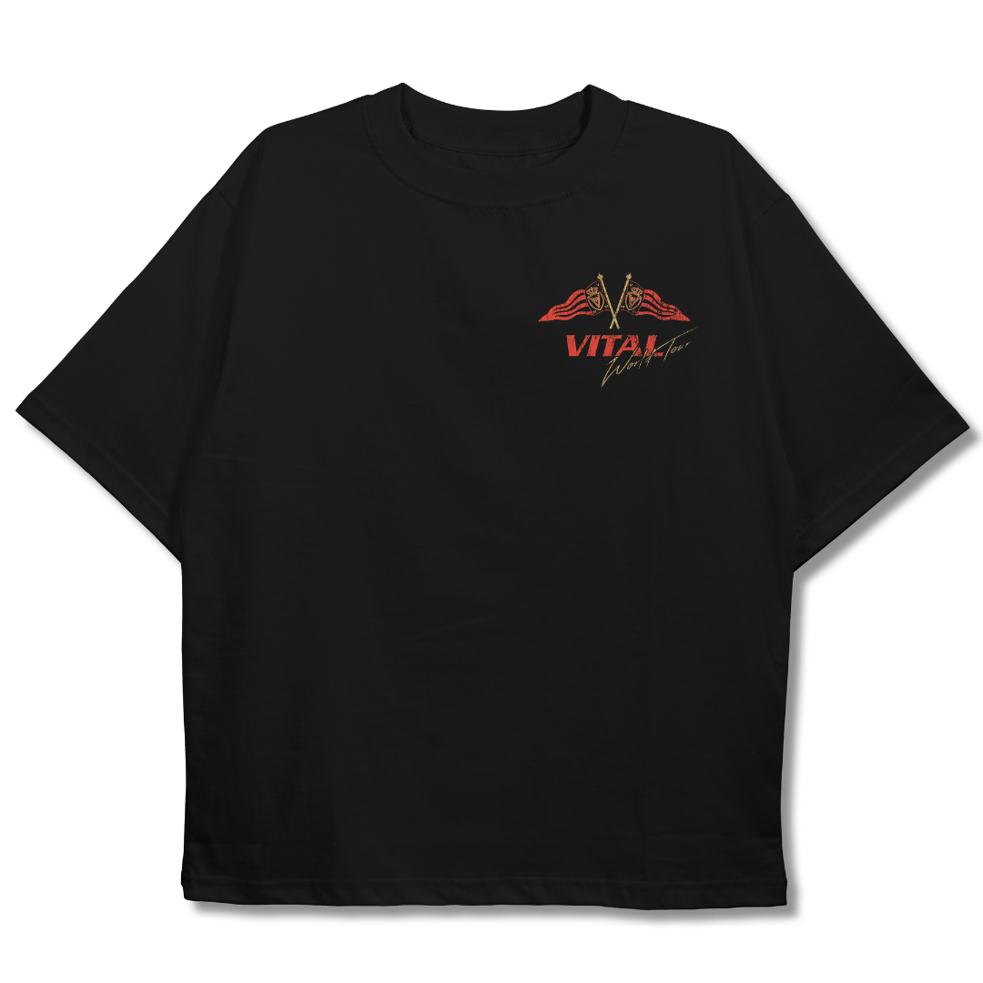 Oversized Pump Cover T-Shirt - Marathon Tour T