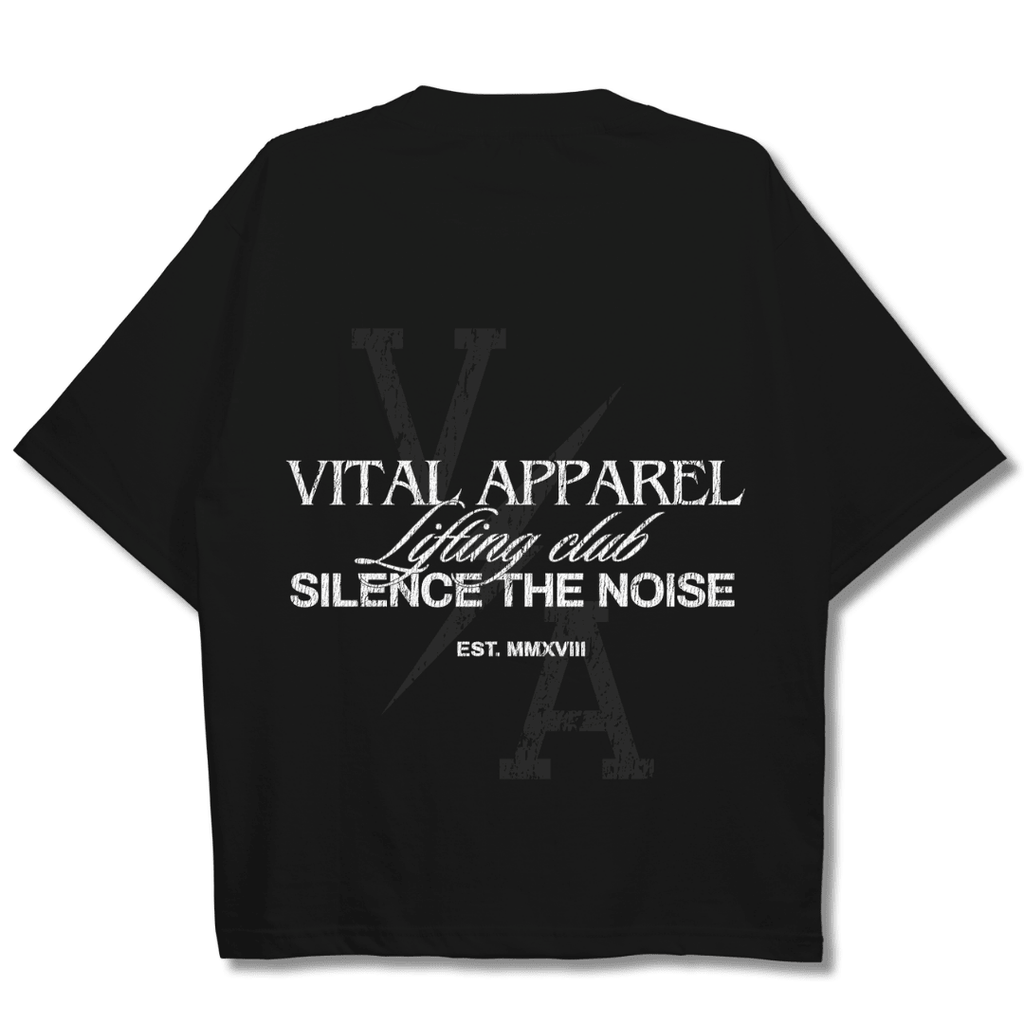 Oversized Pump Cover T-Shirt - Silence The Noise