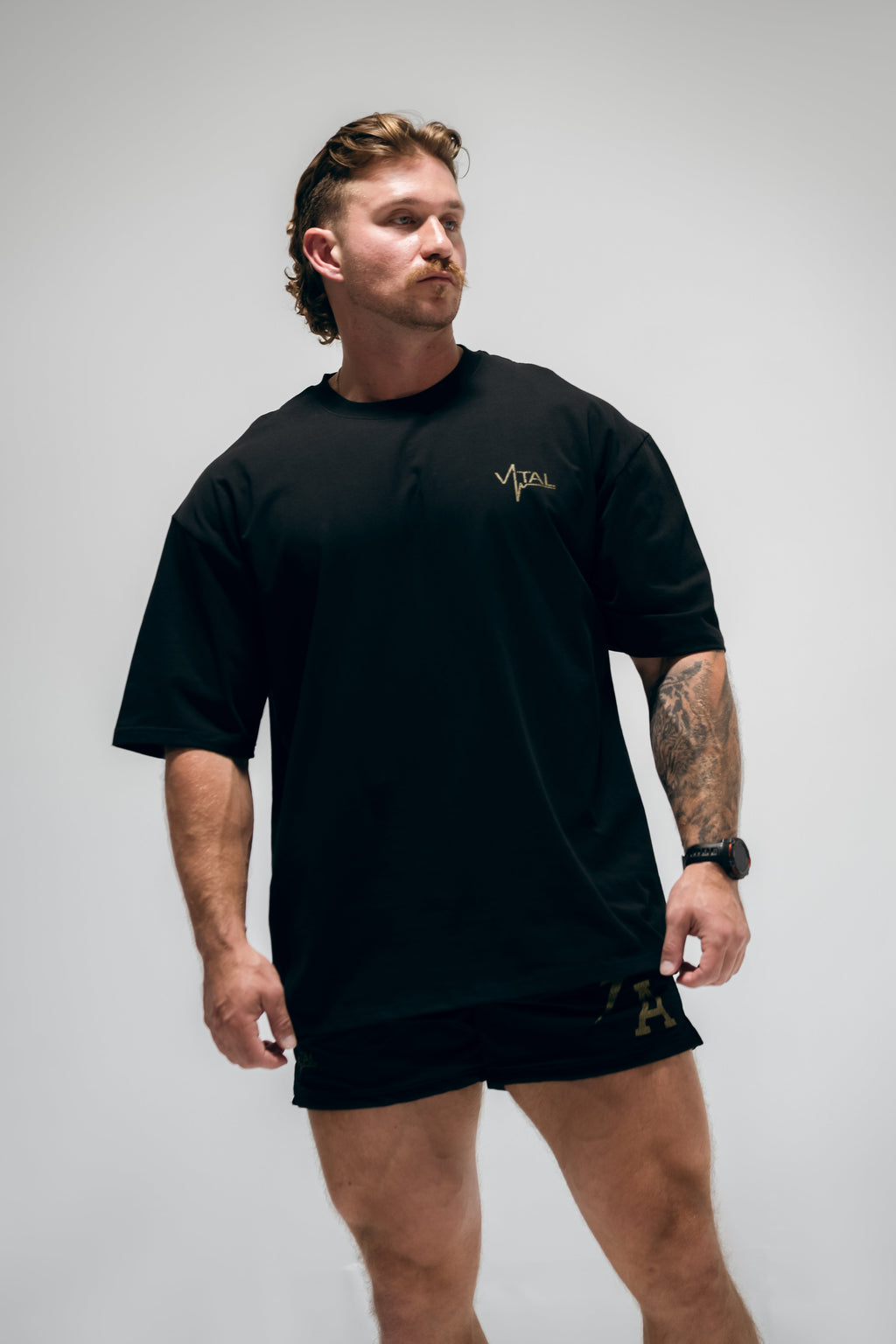 Oversized Pump Cover T-Shirt - TTP Distressed Olive