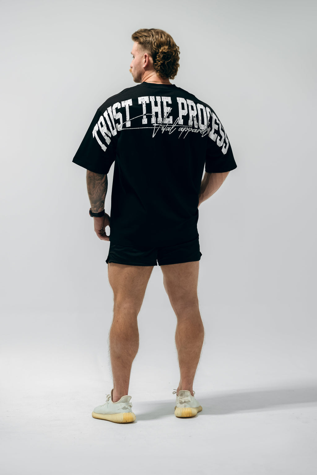 Oversized Pump Cover T-Shirt - TTP Distressed White