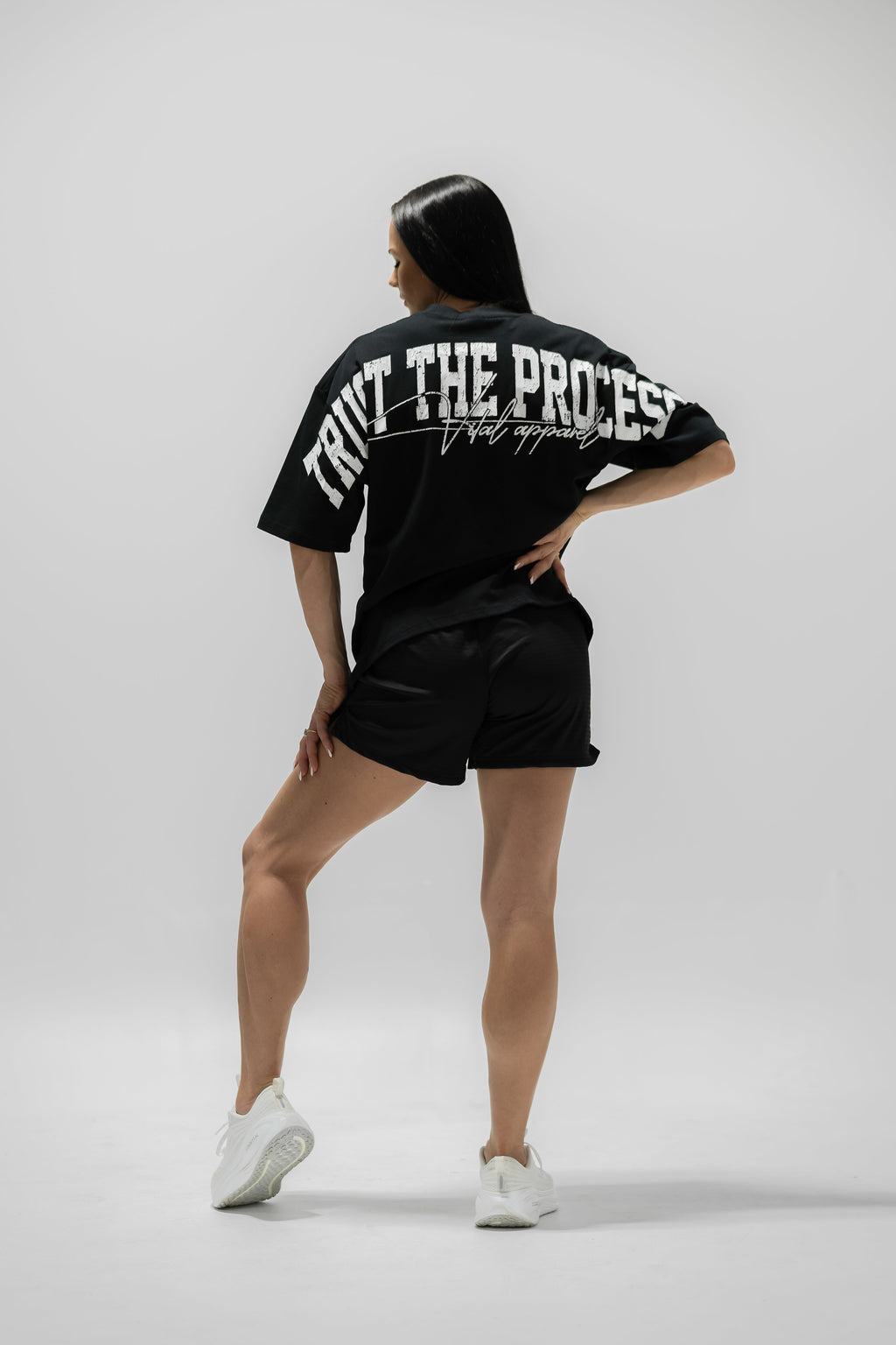 Oversized Pump Cover T-Shirt - TTP Distressed White