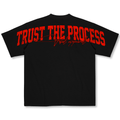 Oversized Pump Cover T-Shirt - TTP Distressed Red
