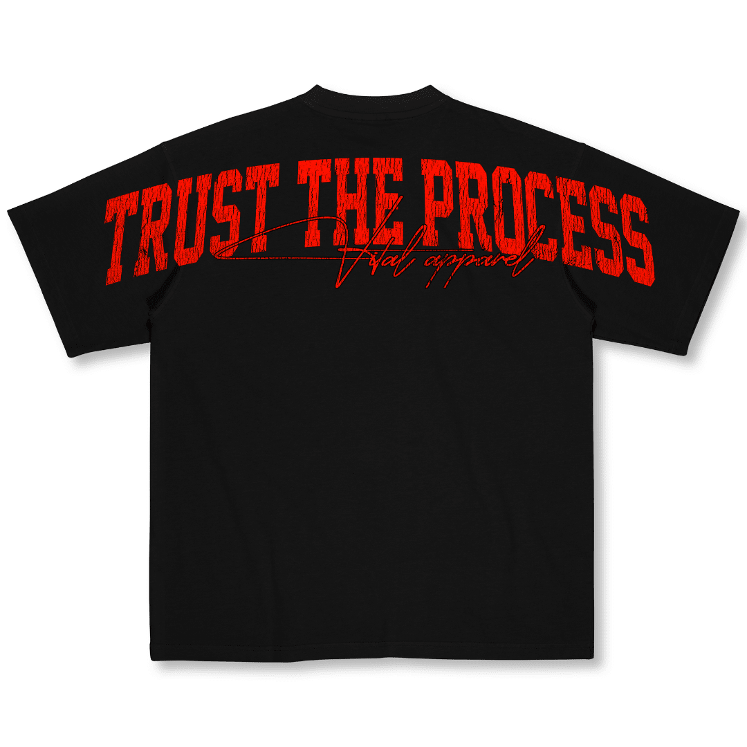 Oversized Pump Cover T-Shirt - TTP Distressed Red