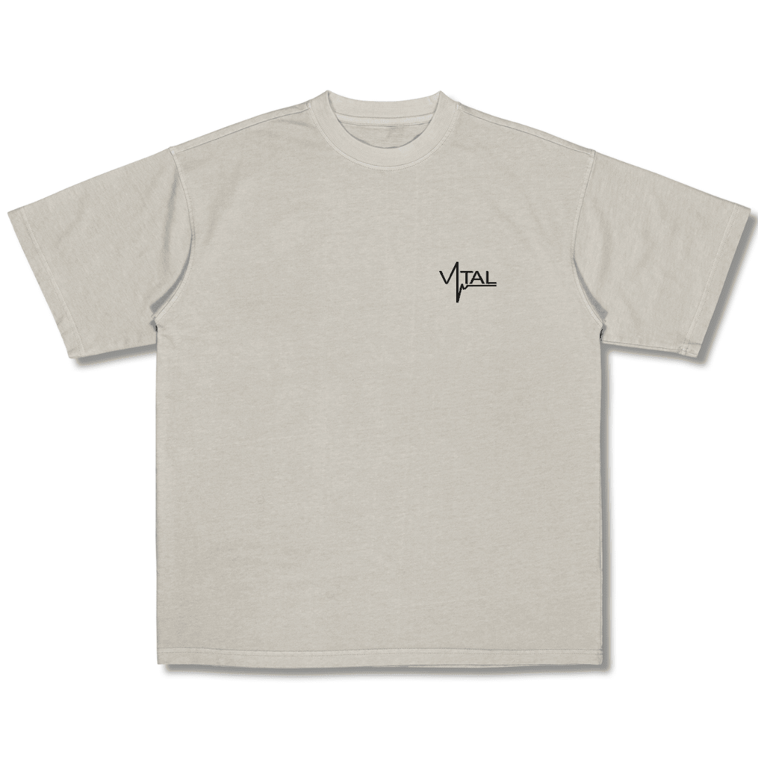 Oversized Pump Cover T-Shirt - Trust the Process/Cream Woodland Camo