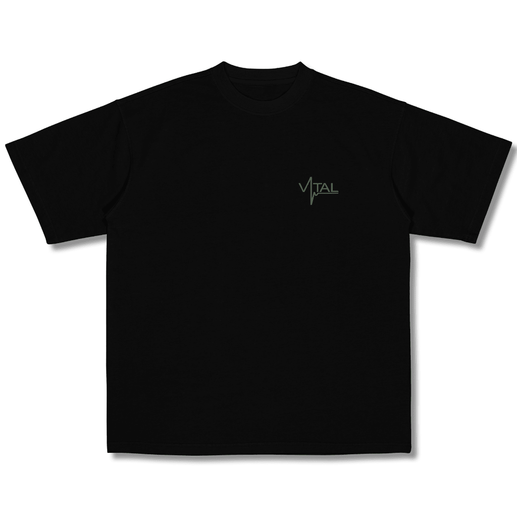 Oversized Pump Cover T-Shirt - VITAL APPAREL Trust the Process/Forest Camo
