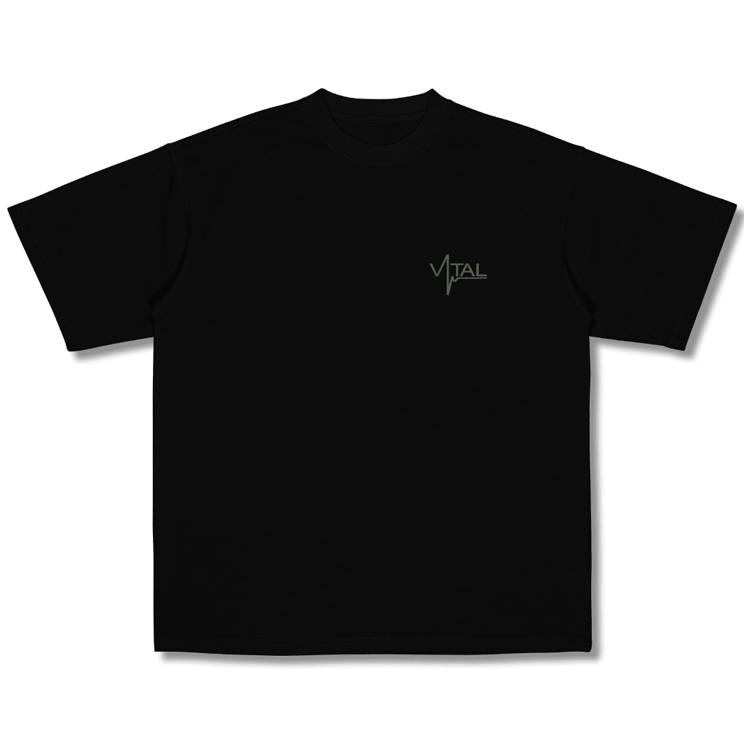 Oversized Pump Cover T-Shirt - VITAL APPAREL Trust the Process/Forest Camo