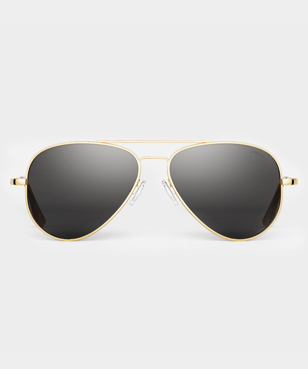Randolph Skytec Glass Polarized Sunglasses in American Grey 61 MM