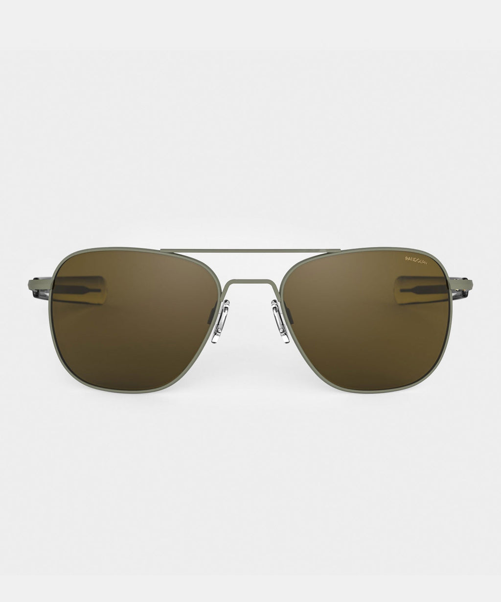 Randolph x Todd Snyder Aviator in Military Olive 58 MM