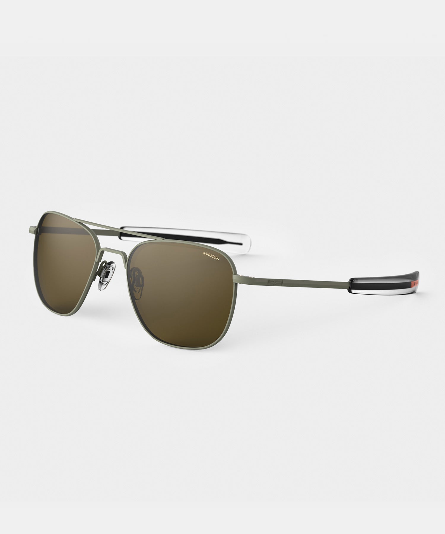 Randolph x Todd Snyder Aviator in Military Olive 58 MM