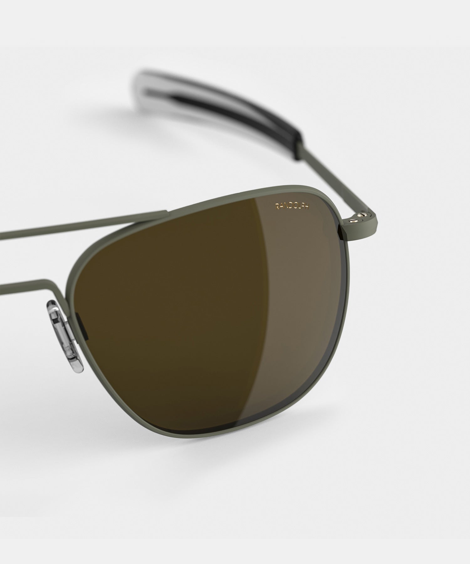 Randolph x Todd Snyder Aviator in Military Olive 58 MM