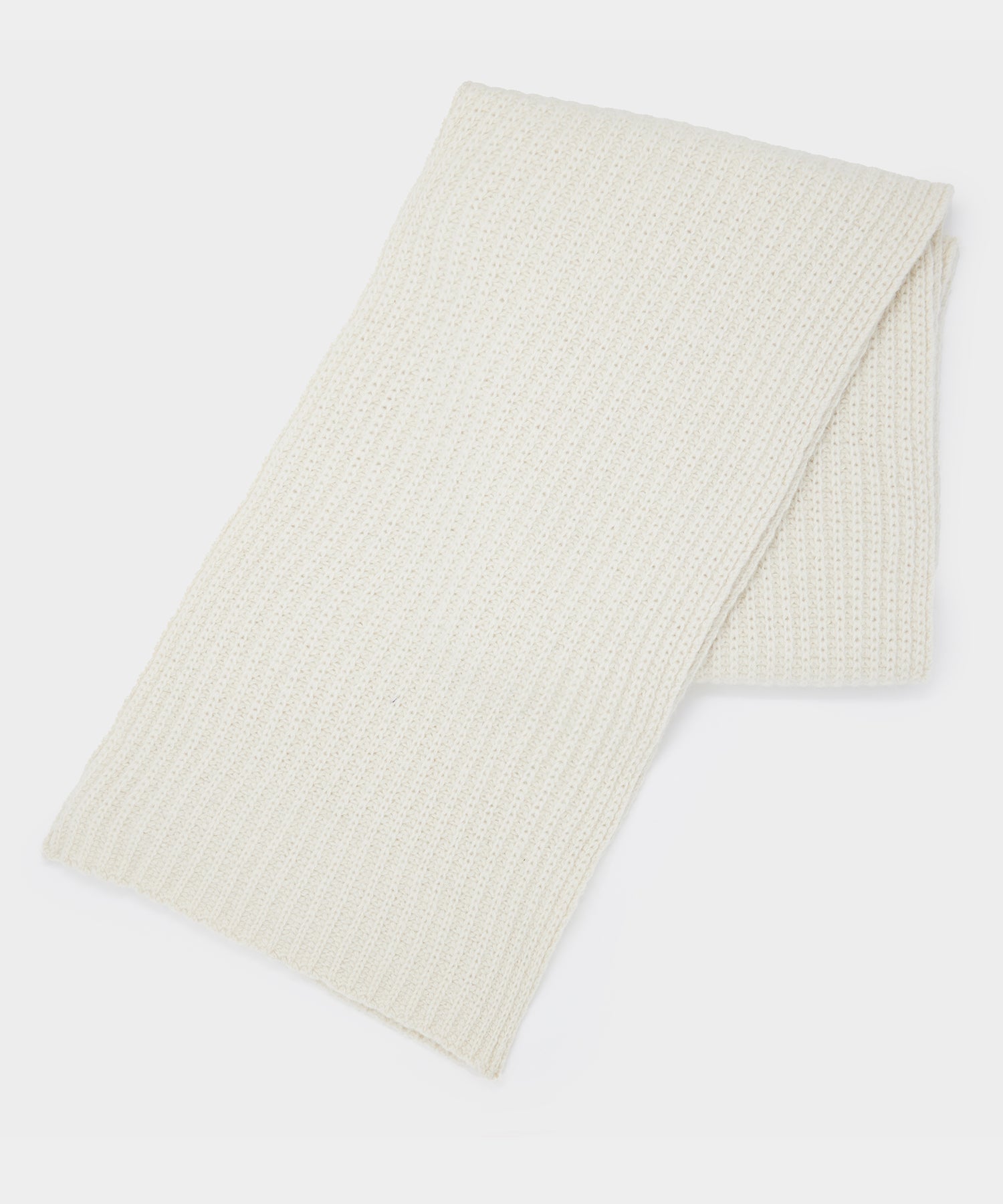 Recycled Cashmere Half Cardigan Stitch Scarf
