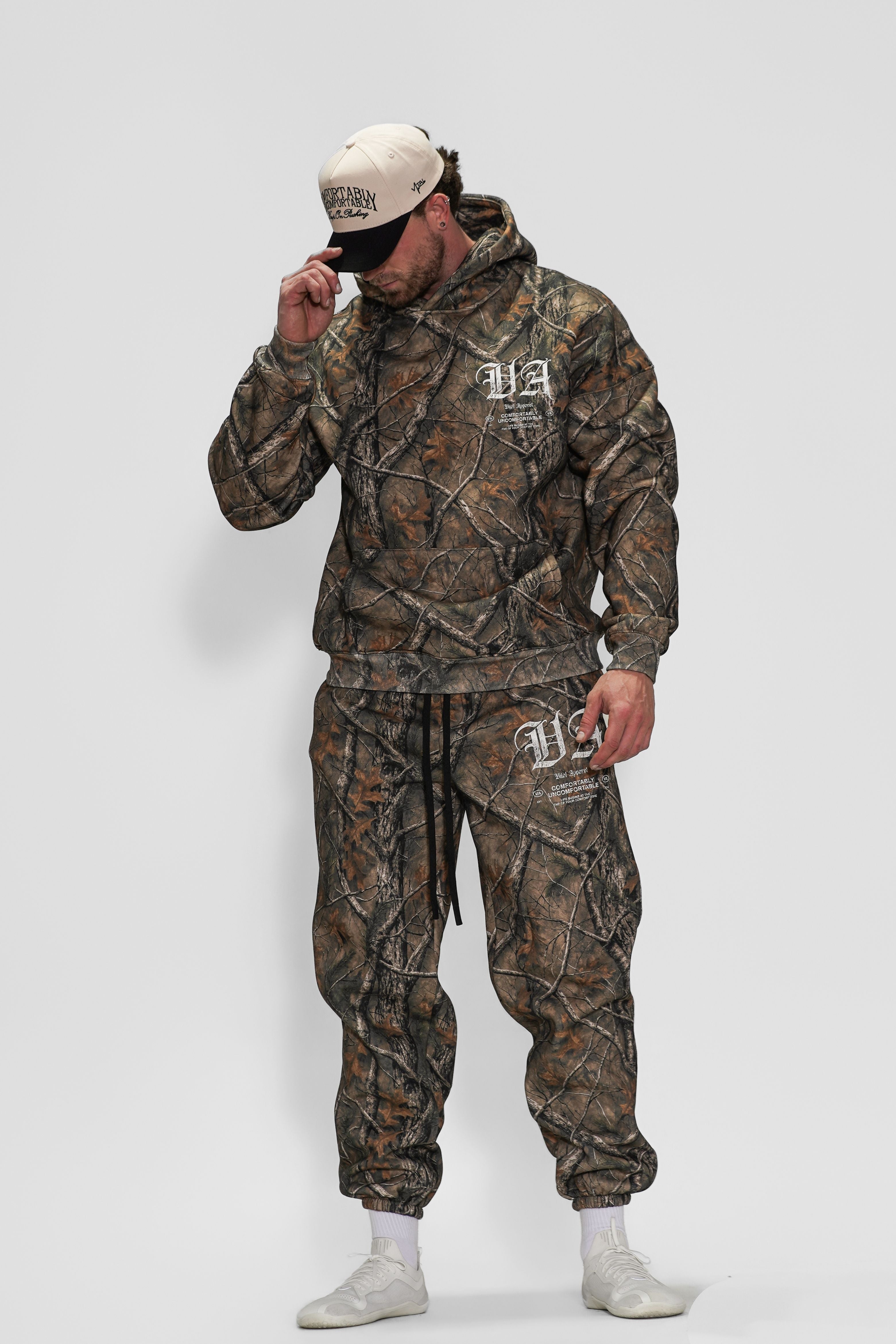Relentless Heavyweight Sweatpants Unisex - VA Forest Camo