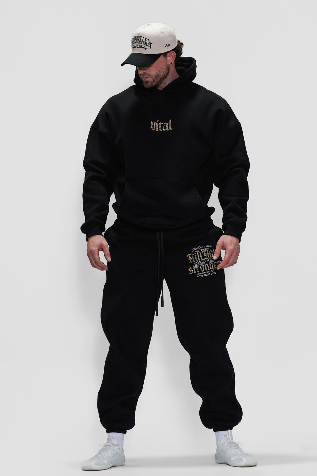 Relentless Oversized Heavyweight Hoodie - Black/WDKY Camo