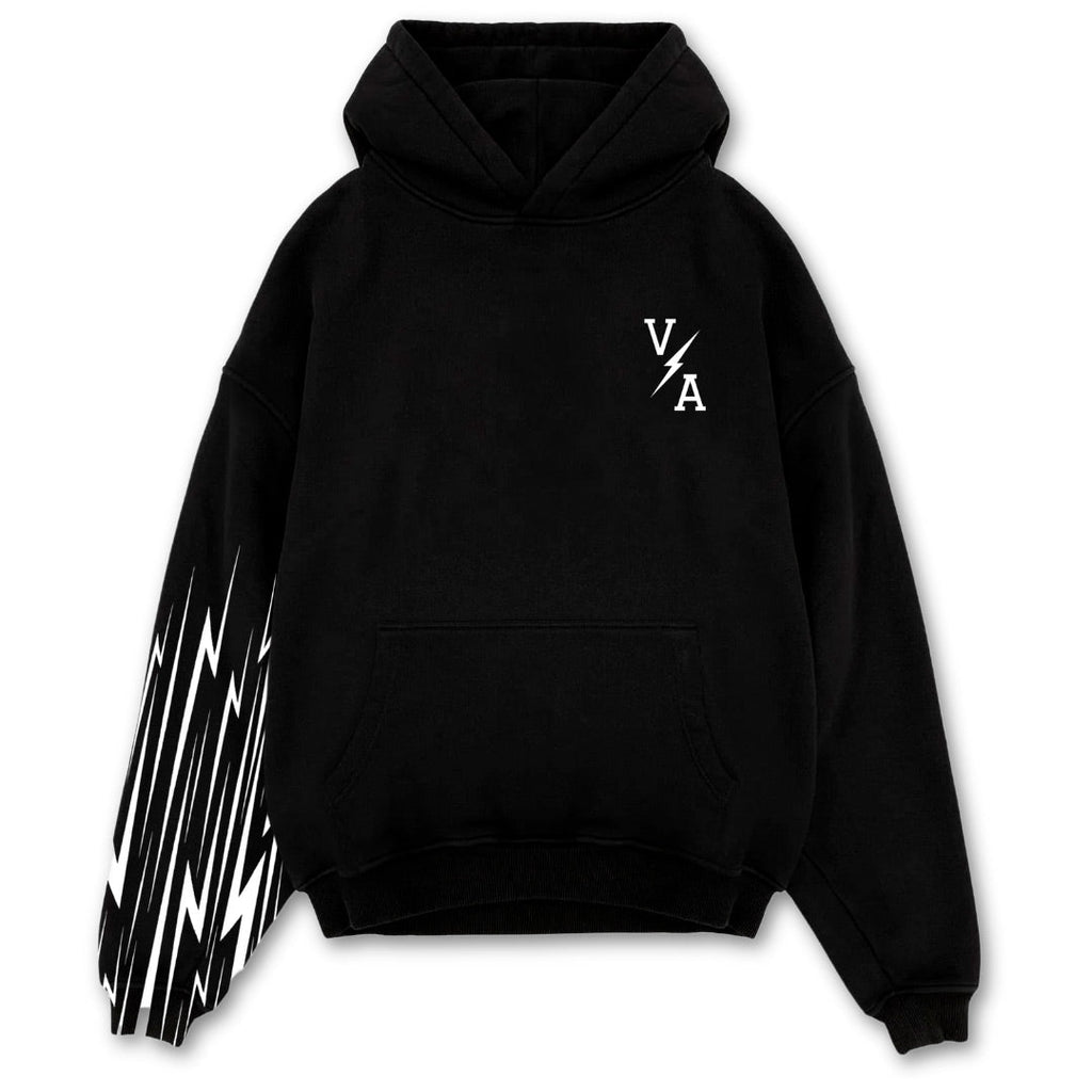 Relentless Oversized Heavyweight Hoodie - Energy Black