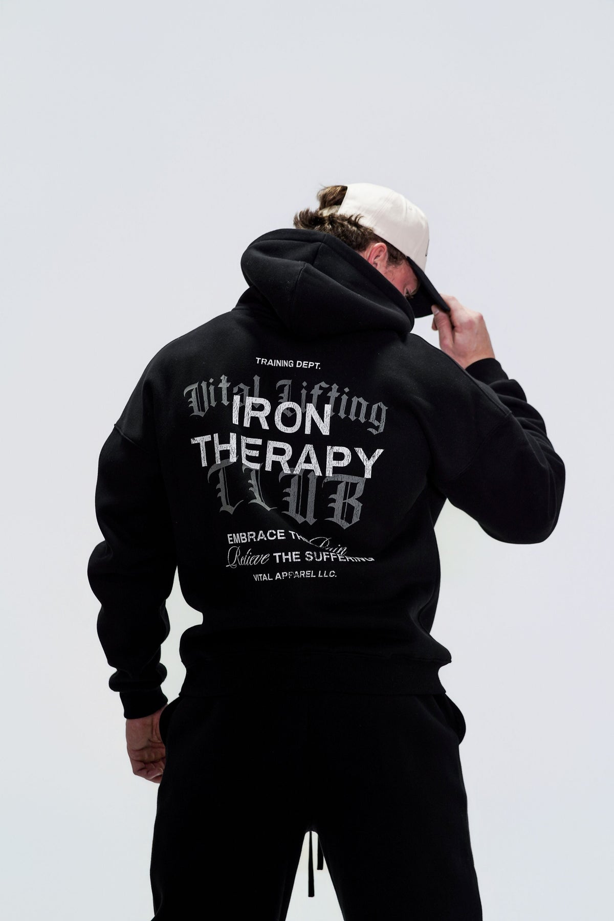 Relentless Oversized Heavyweight Hoodie - VLC IT Black