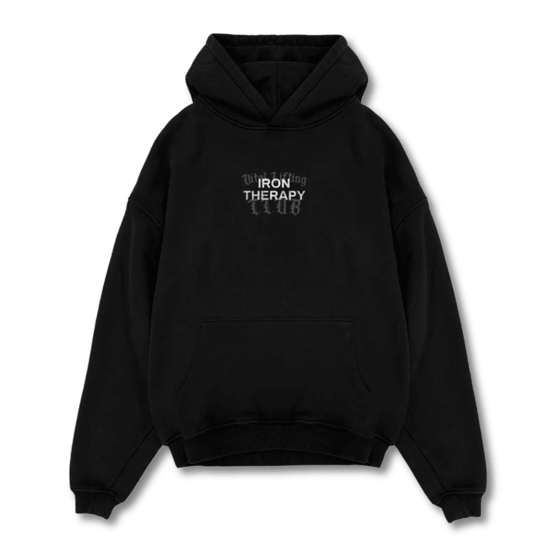 Relentless Oversized Heavyweight Hoodie - VLC IT Black