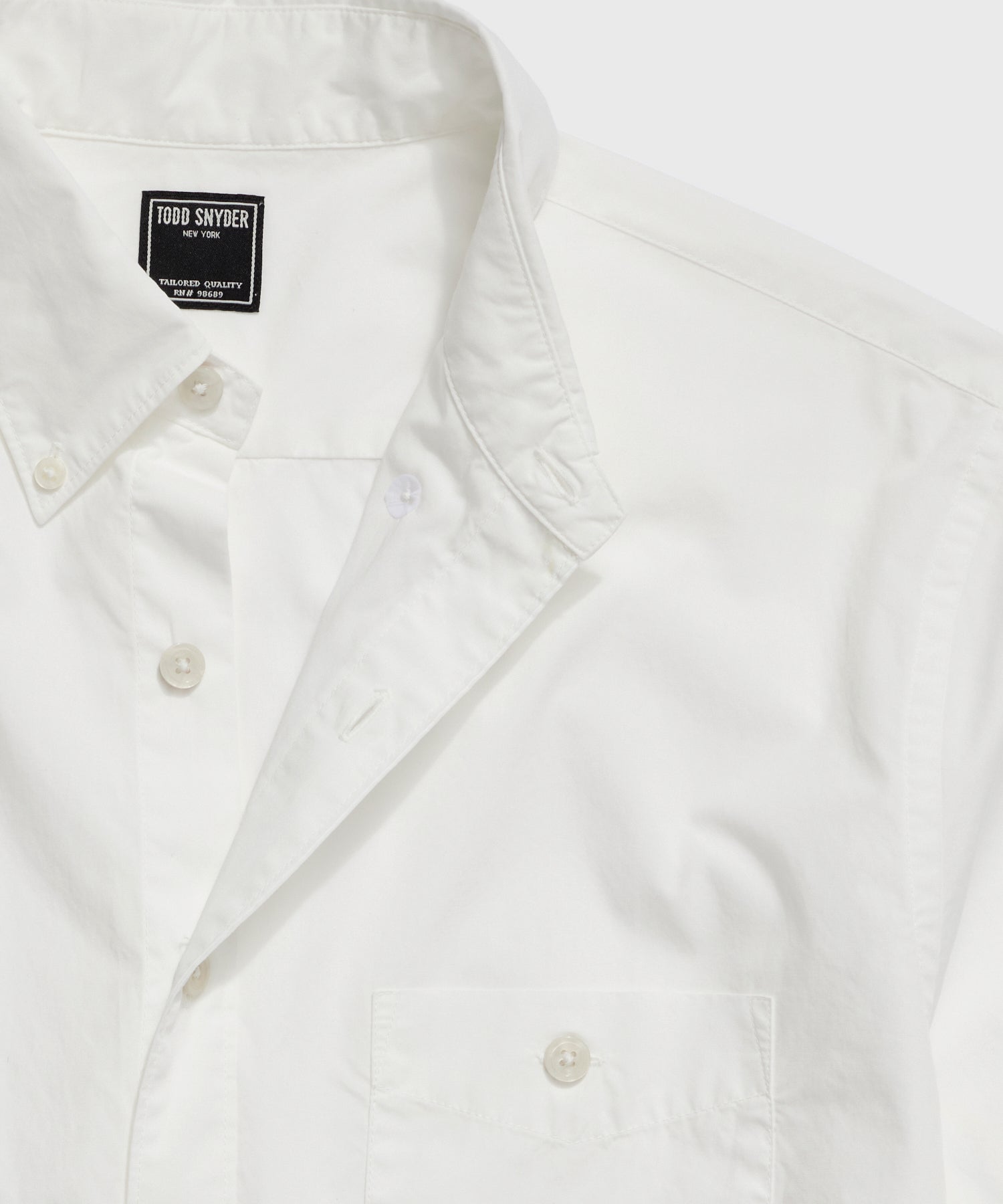 Slim Fit Favorite Poplin Shirt in White