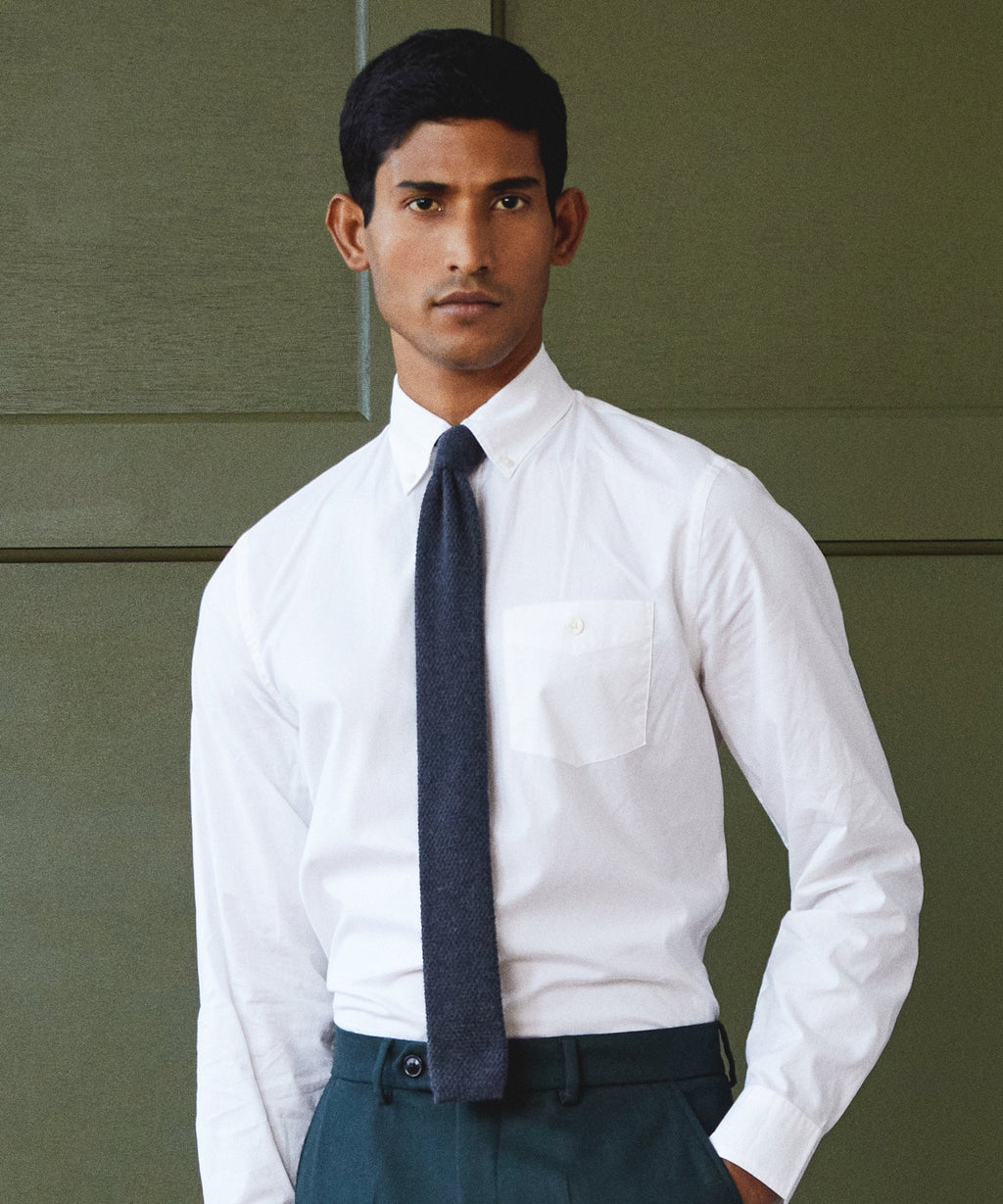 Slim Fit Favorite Poplin Shirt in White