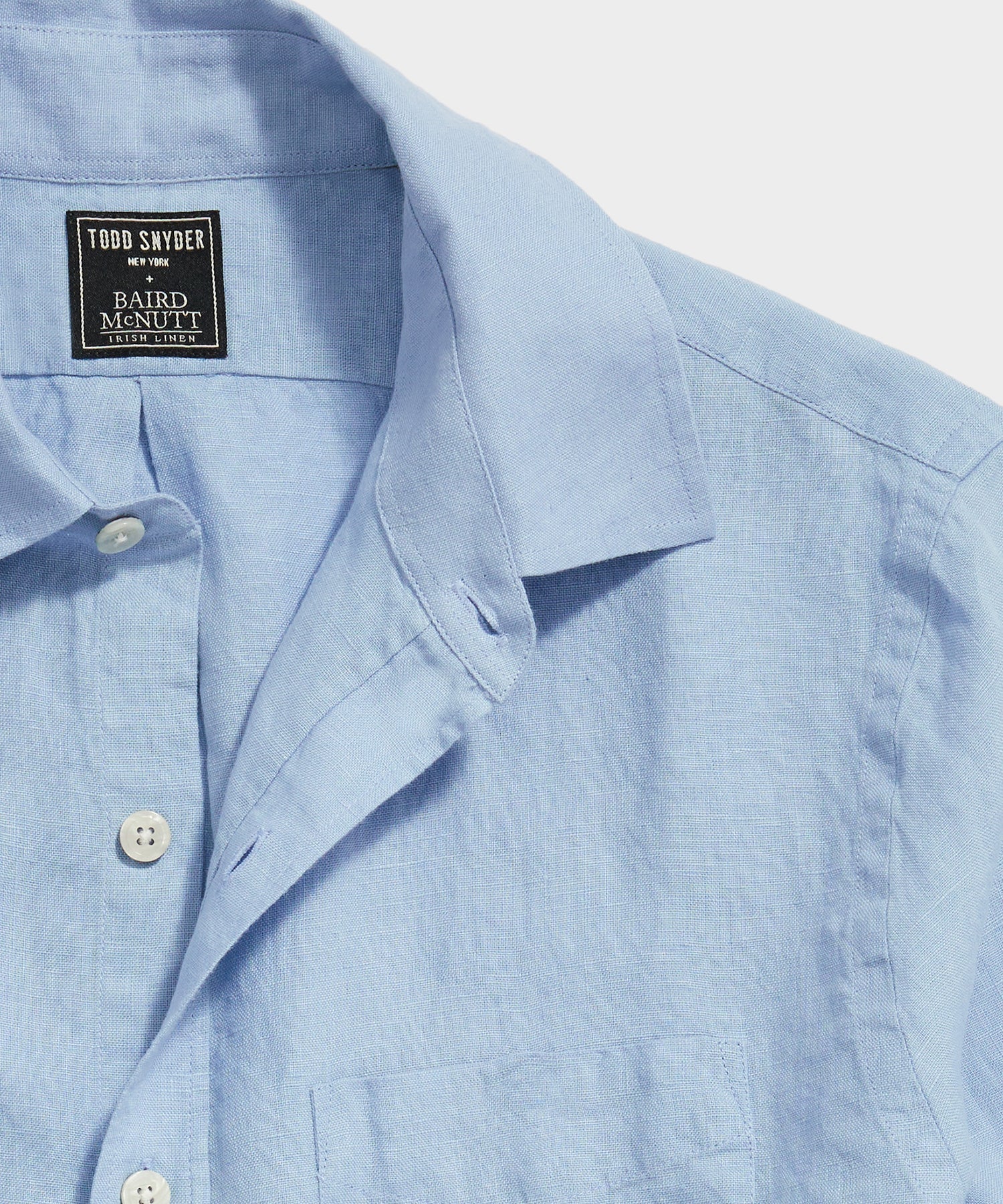 Sea Soft Irish Linen Point Collar Shirt
