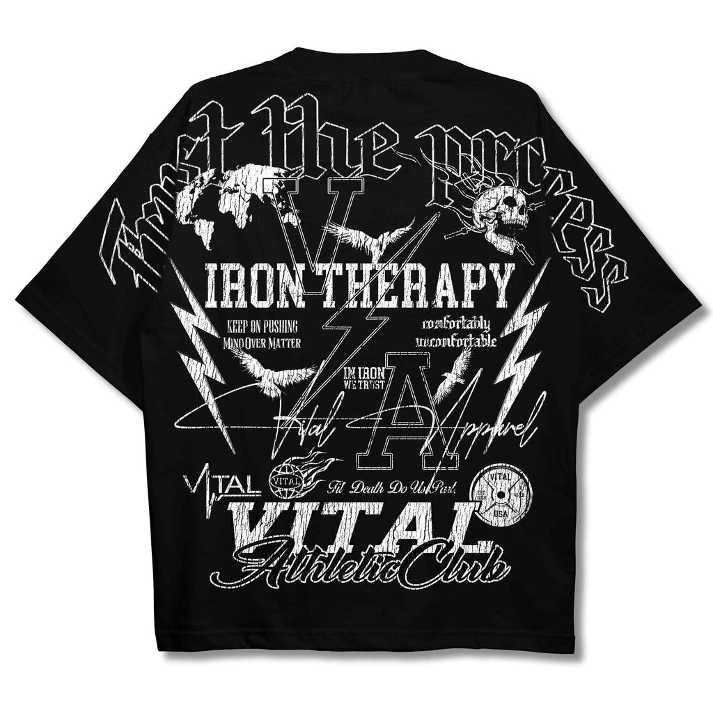 Oversized Pump Cover T-Shirt - Emblems
