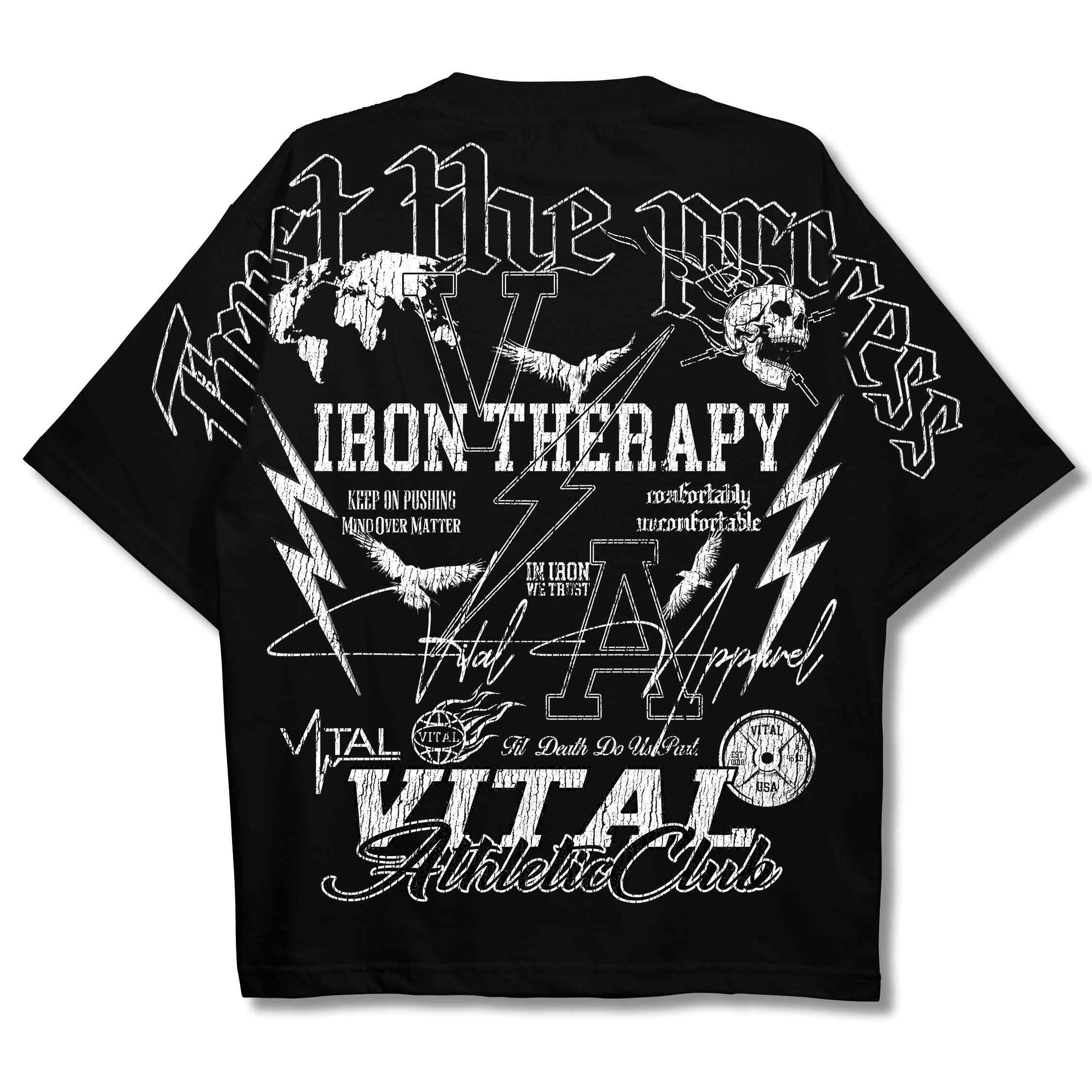 Oversized Pump Cover T-Shirt - Emblems