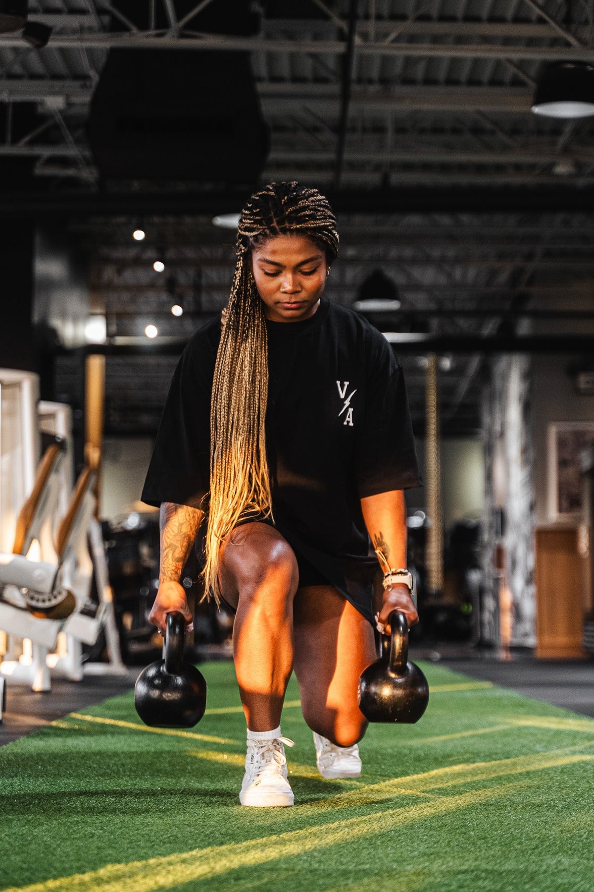 Oversized Pump Cover T-Shirt - Rise Above T
