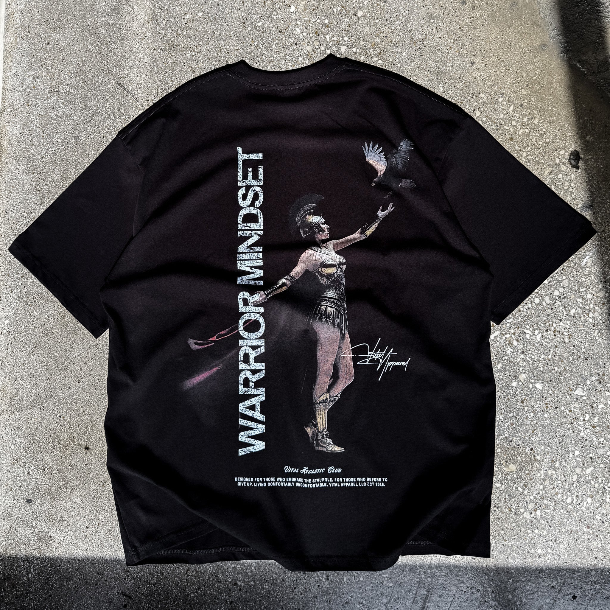 Oversized Pump Cover T-Shirt - Rise Above T